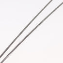 CHANEL COCO Mark Necklace metal Black CC Auth 176078A-14
