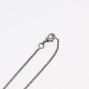 CHANEL COCO Mark Necklace metal Black CC Auth 176078A-11