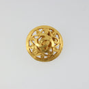 CHANEL COCO Mark Earring metal Gold Tone CC Auth 176079A-2
