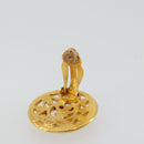 CHANEL COCO Mark Earring metal Gold Tone CC Auth 176079A-5