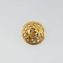 CHANEL COCO Mark Earring metal Gold Tone CC Auth 176079A-8