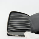 PRADA Long Wallet Safiano leather Black Silver Auth 176080A-19