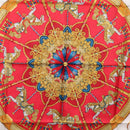 HERMES Carre 90 Scarf ""LUNA PARK"" Silk Blue Auth 176081A-6