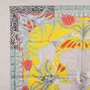 HERMES Carre 90 Scarf ""LA MARCHE DU ZAMBEZE"" Silk Multicolor Auth 176082V-16