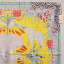 HERMES Carre 90 Scarf ""LA MARCHE DU ZAMBEZE"" Silk Multicolor Auth 176082V-18