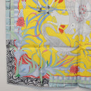 HERMES Carre 90 Scarf ""LA MARCHE DU ZAMBEZE"" Silk Multicolor Auth 176082V-22