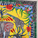 HERMES Carre 90 Scarf ""LA MARCHE DU ZAMBEZE"" Silk Multicolor Auth 176082V-4