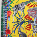HERMES Carre 90 Scarf ""LA MARCHE DU ZAMBEZE"" Silk Multicolor Auth 176082V-5