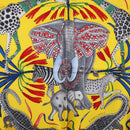 HERMES Carre 90 Scarf ""LA MARCHE DU ZAMBEZE"" Silk Multicolor Auth 176082V-6