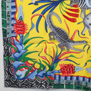 HERMES Carre 90 Scarf ""LA MARCHE DU ZAMBEZE"" Silk Multicolor Auth 176082V-8
