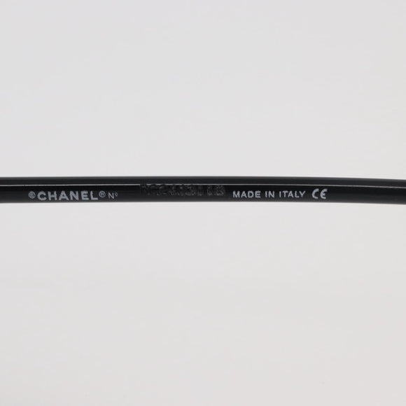 CHANEL COCO Mark Sunglasses plastic Black CC Auth 176084A