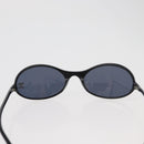 CHANEL COCO Mark Sunglasses plastic Black CC Auth 176084A-3