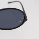 CHANEL COCO Mark Sunglasses plastic Black CC Auth 176084A-6