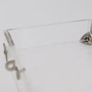 LOUIS VUITTON Monogram Love Message Mini Trunk plastic Clear M99079 Auth 176089-12