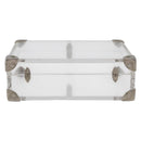 LOUIS VUITTON Monogram Love Message Mini Trunk plastic Clear M99079 Auth 176089-2