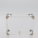 LOUIS VUITTON Monogram Love Message Mini Trunk plastic Clear M99079 Auth 176089-6