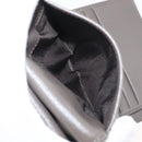 PRADA Safiano leather Wallet Gray Gold Auth 176090A-20