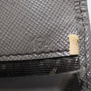PRADA Safiano leather Wallet Gray Gold Auth 176090A-11
