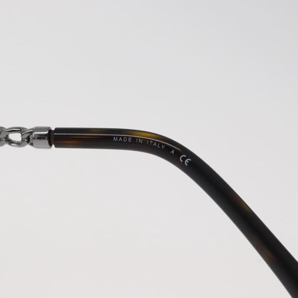 CHANEL Sunglasses metal Silver CC Auth 176091A