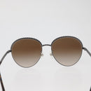 CHANEL Sunglasses metal Silver CC Auth 176091A-2