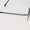 CHANEL Sunglasses metal Silver CC Auth 176091A-8