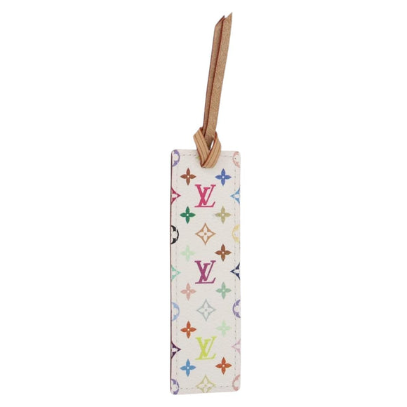 LOUIS VUITTON Multicolor Mark Page Kadu Bookmark White M99196 LV Auth 176092A