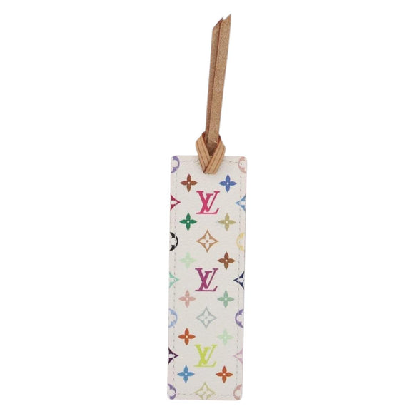 LOUIS VUITTON Multicolor Mark Page Kadu Bookmark White M99196 LV Auth 176092A