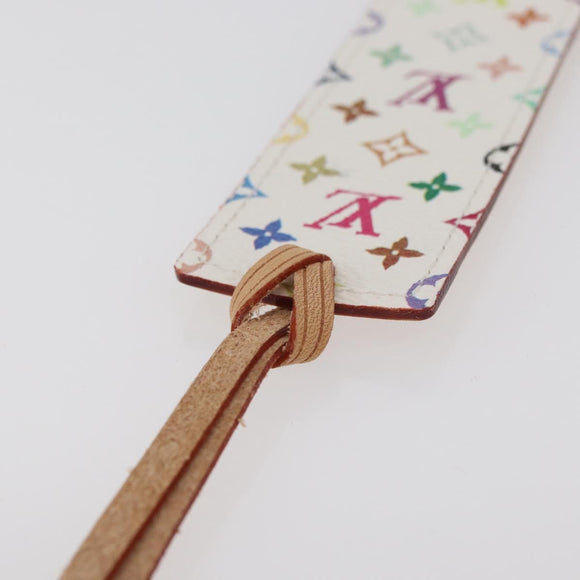 LOUIS VUITTON Multicolor Mark Page Kadu Bookmark White M99196 LV Auth 176092A