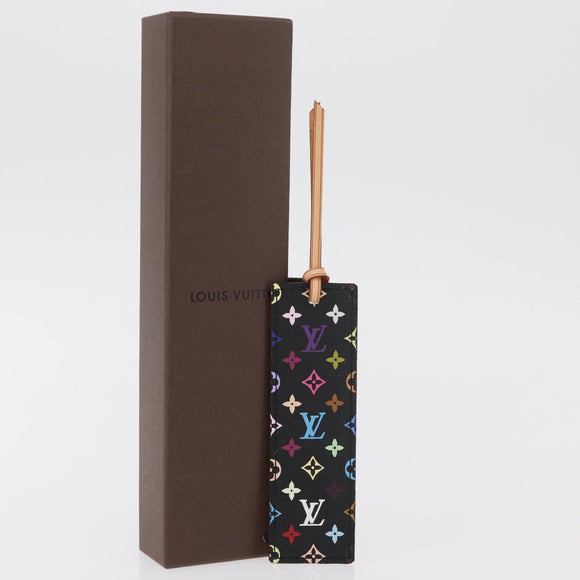 LOUIS VUITTON Multicolor Mark Page Kadu Bookmark Black M99197 LV Auth 176093A