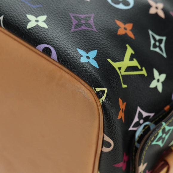 LOUIS VUITTON Monogram Multicolor Petit Noe Bag Black M42230 LV Auth 176094V