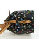 LOUIS VUITTON Monogram Multicolor Petit Noe Bag Black M42230 LV Auth 176094V-3