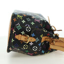 LOUIS VUITTON Monogram Multicolor Petit Noe Bag Black M42230 LV Auth 176094V-4