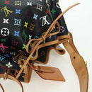 LOUIS VUITTON Monogram Multicolor Petit Noe Bag Black M42230 LV Auth 176094V-6