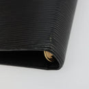 LOUIS VUITTON Epi Agenda MM Day Planner Cover Black R20042 LV Auth 176102A-15