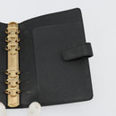 LOUIS VUITTON Epi Agenda MM Day Planner Cover Black R20042 LV Auth 176102A-17