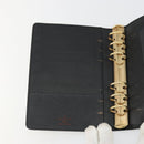 LOUIS VUITTON Epi Agenda MM Day Planner Cover Black R20042 LV Auth 176102A-18