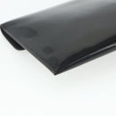 Alexander McQueen Clutch Bag Patent leather Black Silver Auth 176104A-16