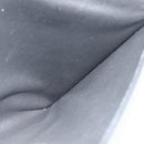 Alexander McQueen Clutch Bag Patent leather Black Silver Auth 176104A-11