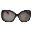 CHANEL COCO Mark Sunglasses plastic Black CC Auth 176107-2