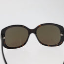 CHANEL COCO Mark Sunglasses plastic Black CC Auth 176107-3