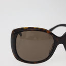 CHANEL COCO Mark Sunglasses plastic Black CC Auth 176107-4