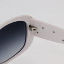 CHANEL Camelia Sunglasses Plastic White 5186-A CC Auth 176109A-9