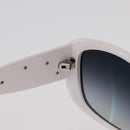 CHANEL Camelia Sunglasses Plastic White 5186-A CC Auth 176109A-10