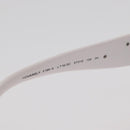 CHANEL Camelia Sunglasses Plastic White 5186-A CC Auth 176109A-12