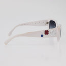 CHANEL Camelia Sunglasses Plastic White 5186-A CC Auth 176109A-6