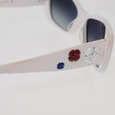 CHANEL Camelia Sunglasses Plastic White 5186-A CC Auth 176109A-7