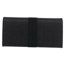 Salvatore Ferragamo Vala Long Wallet Leather Black Gold Auth 176114A-2