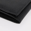 Salvatore Ferragamo Vala Long Wallet Leather Black Gold Auth 176114A-7