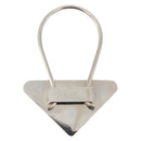 PRADA Key Ring metal Red M285 Auth 176117A-3