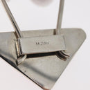 PRADA Key Ring metal Red M285 Auth 176117A-6